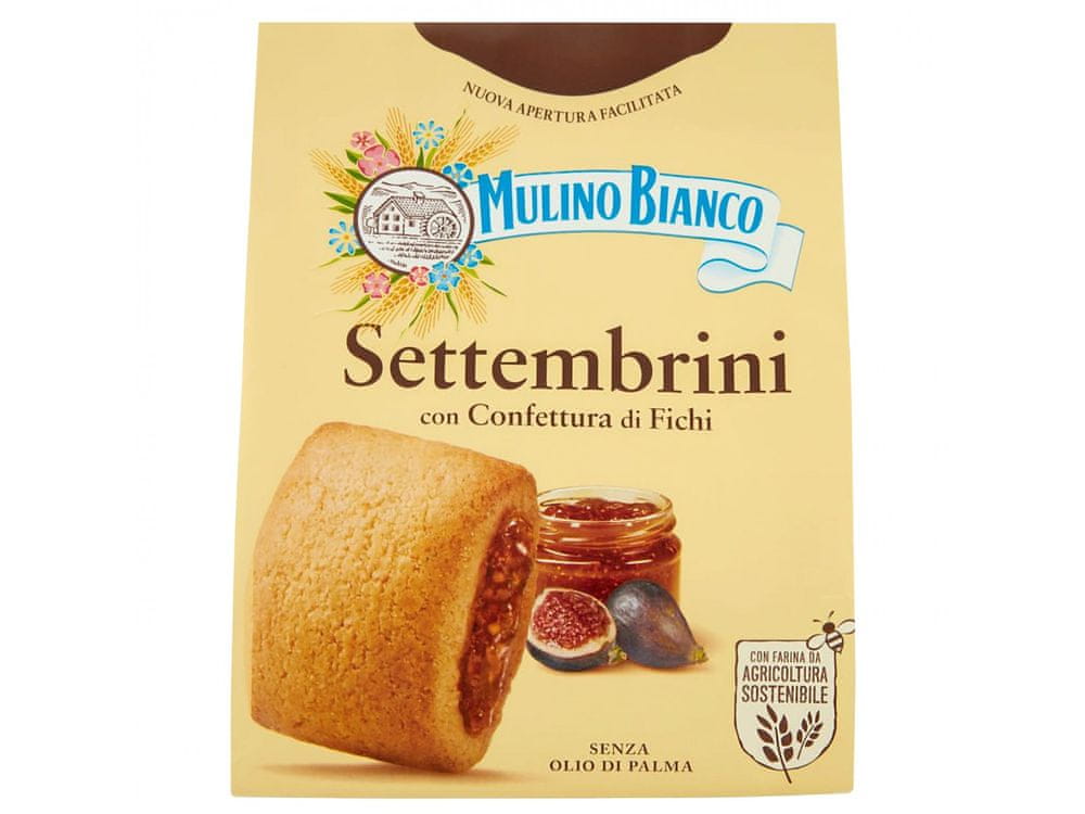 Mulino Bianco MULINO BIANCO Settembrini - Talianske sušienky s figovým džemom 300g, 1